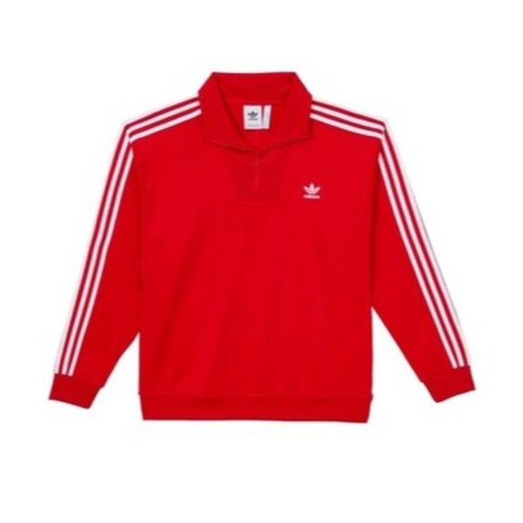adidas Other - adidas Men's Adicolor Funnel Neck Track Top Better Scarlet Jacket Size Medium
